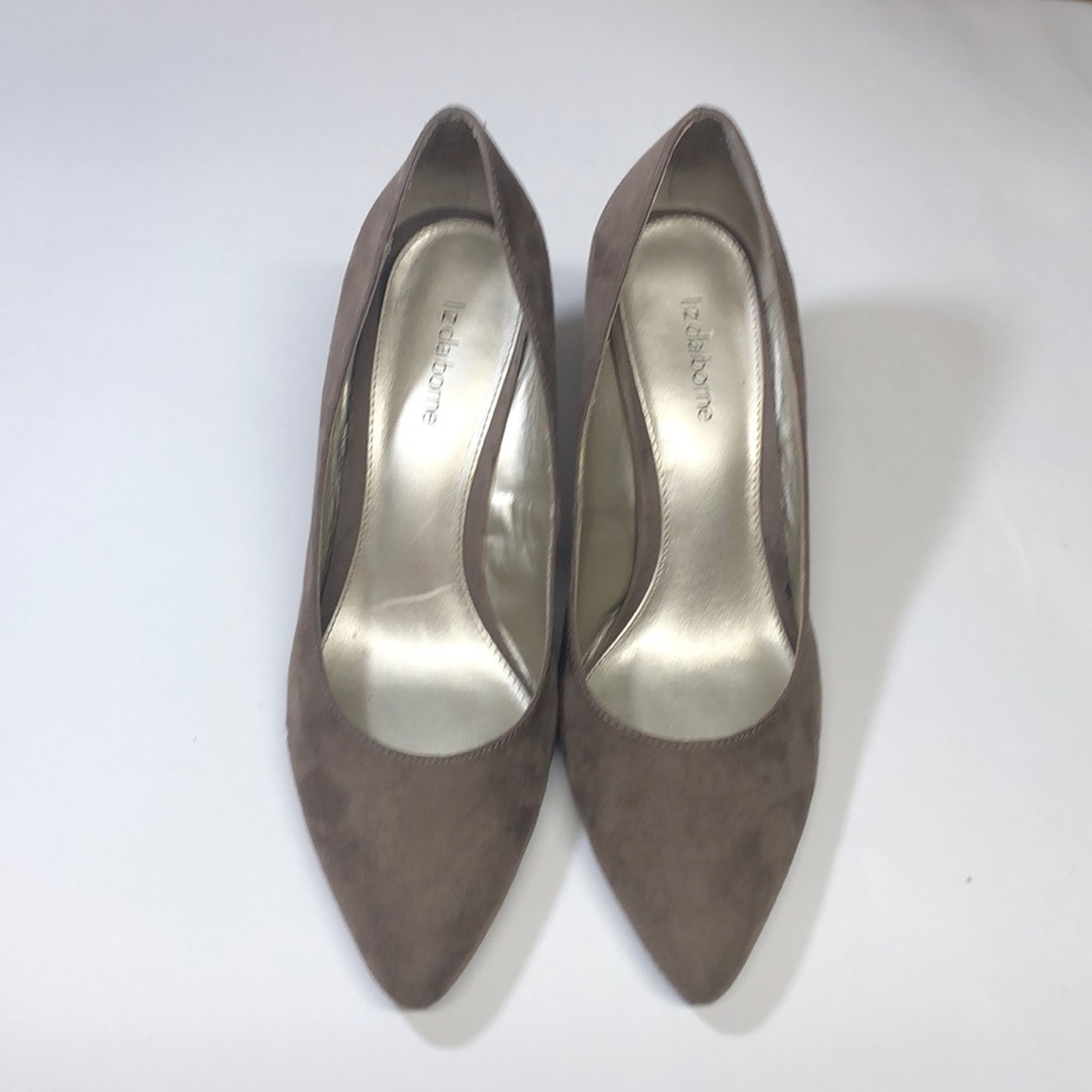 Liz Claiborne suede wedge